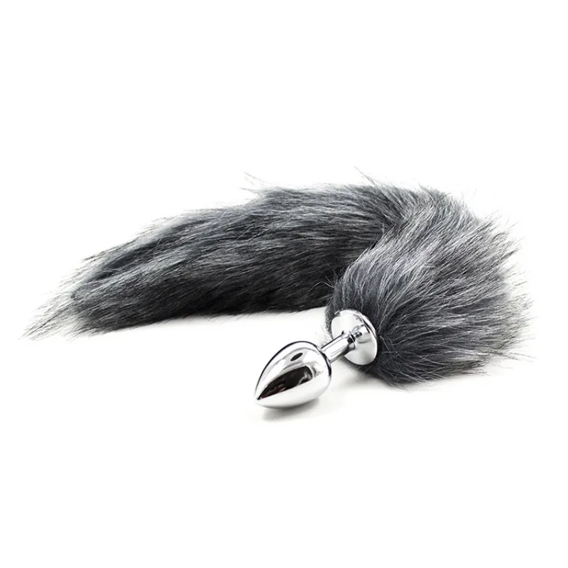 Pet Supplies Outlet - Faux Fur Fox Tail Anal Plug