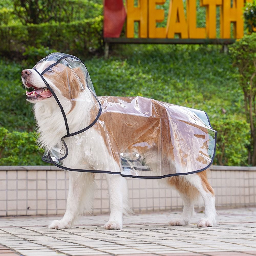 Dog Raincoat - Pet Accessories Transparent Dog Raincoat Waterproof
