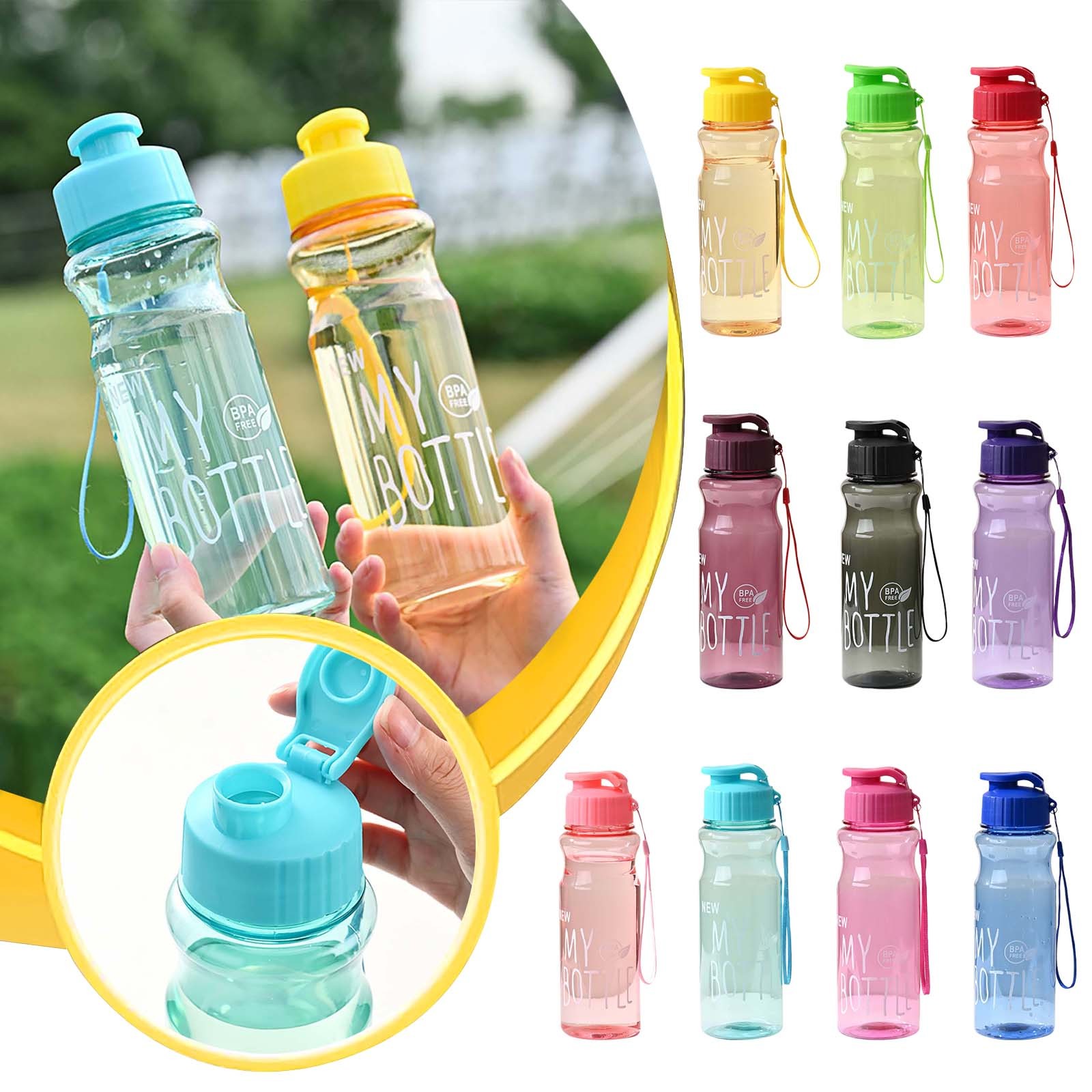 650ML Water Bottle Food Grade  – обзор и цена Pet Supplies Application