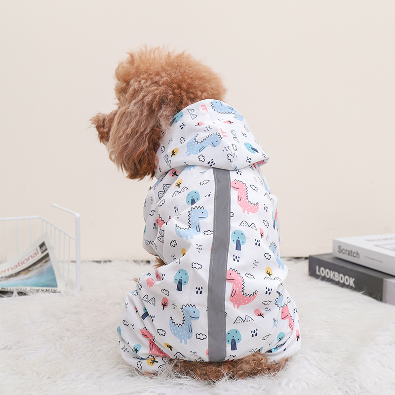 Cartoon Print Chihuahua Rainco – обзор и цена Dog Raincoat