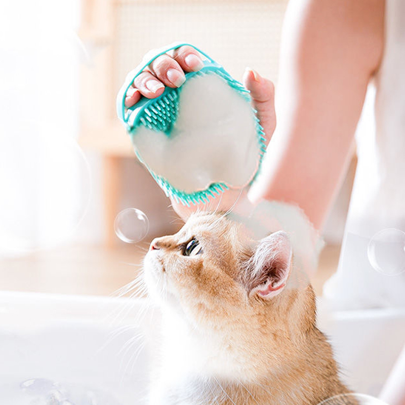 Soft Silicone Pet Bathing Brus – обзор и цена Pet Supplies Application