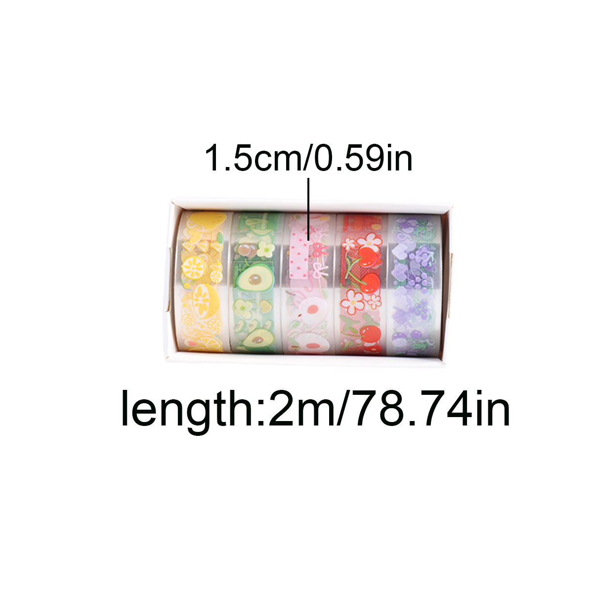 5 Rolls Clear PET Washi Tape S – обзор и цена Pet Supplies Usa
