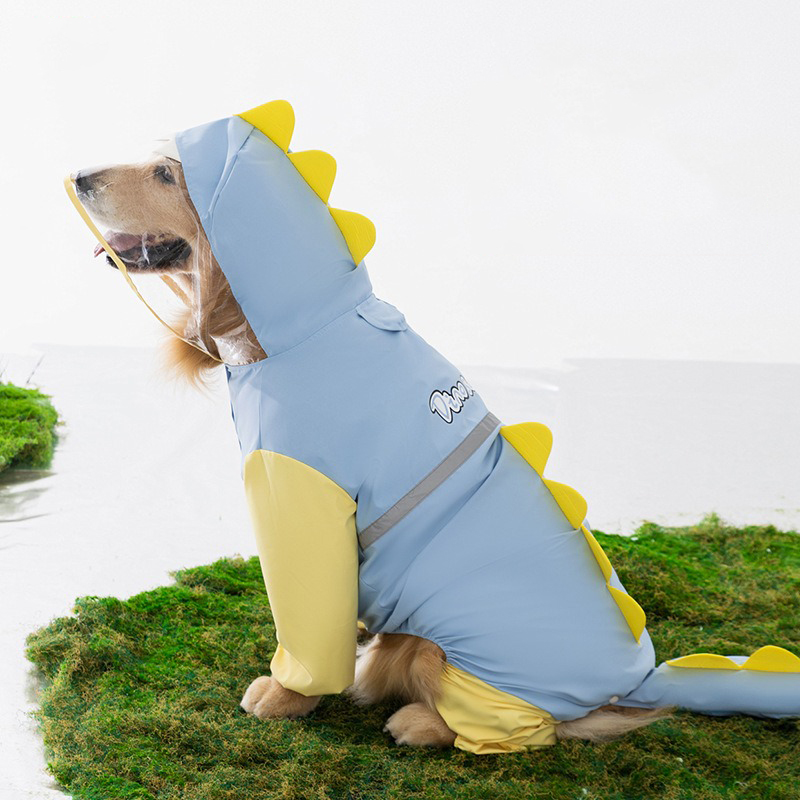 Large Dog Dinosaur Raincoat Go – обзор и цена Dog Raincoat