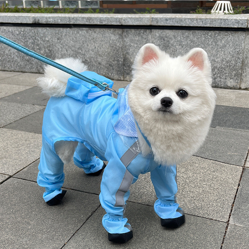 Waterproof Full-Body Dog Rainc – обзор и цена Dog Raincoat