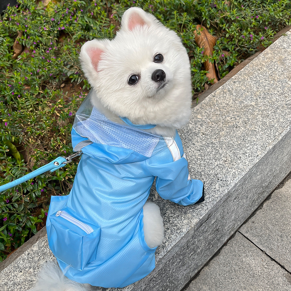 Waterproof Full-Body Dog Rainc – обзор и цена Dog Raincoat