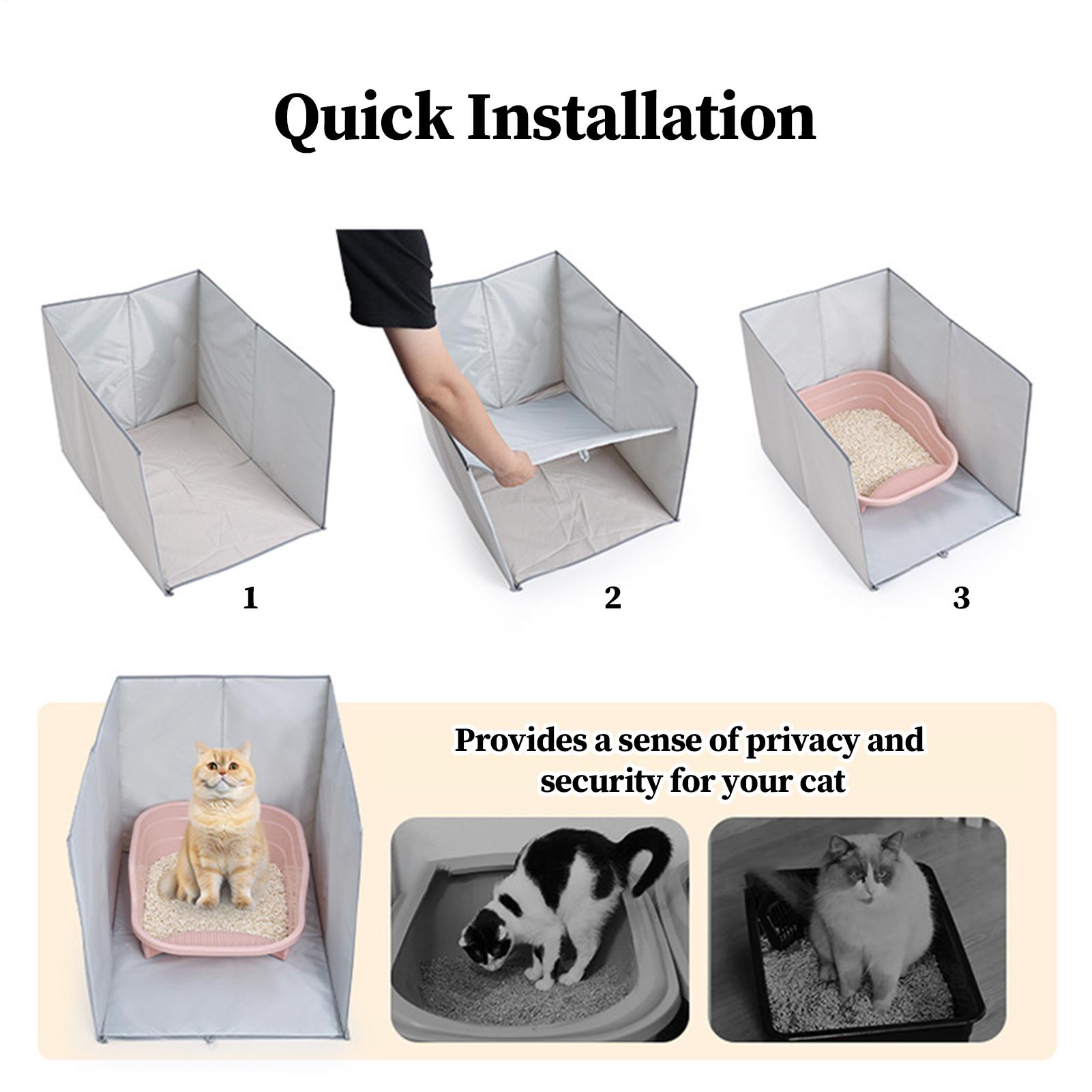 Litter Box Shield Open Top Hig – обзор и цена Pet Supplies Outlet