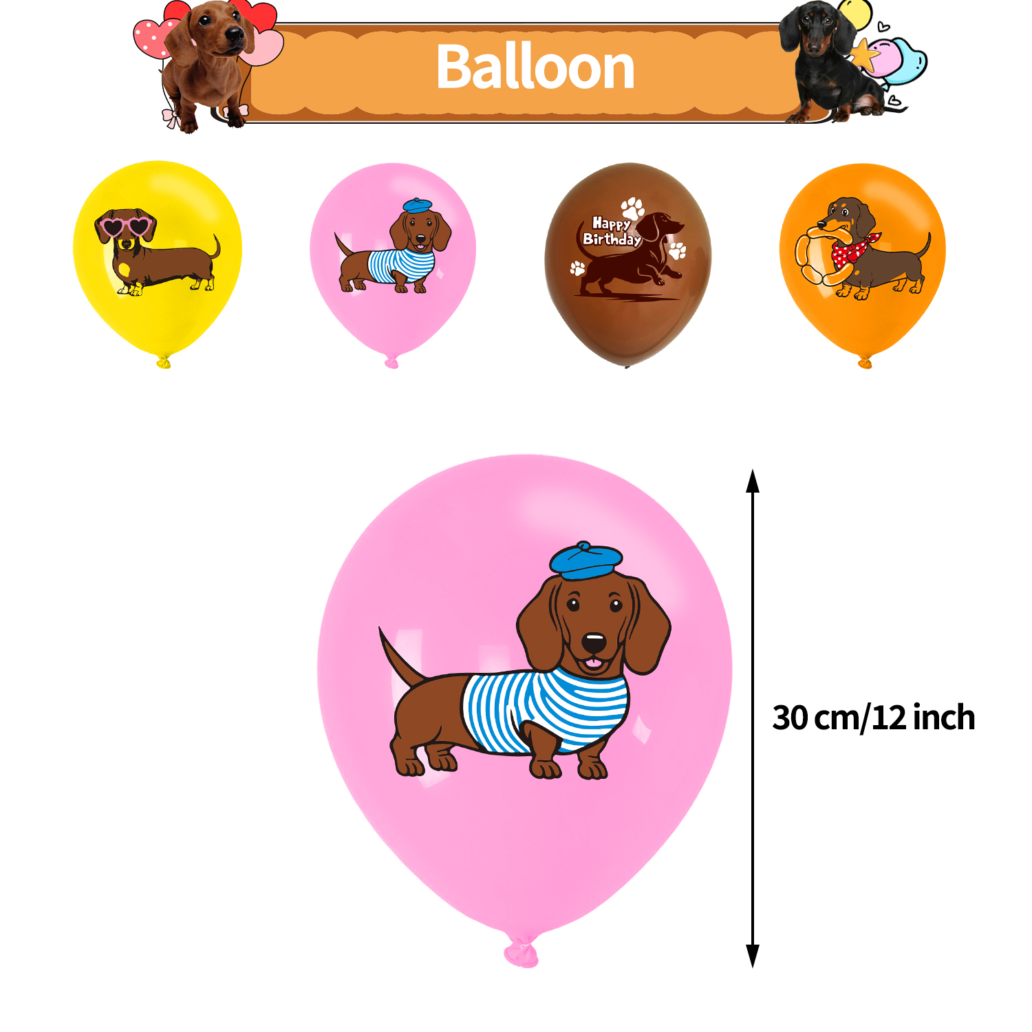 Cute Dachshund Theme Birthday  – обзор и цена Pet Supplies Outlet