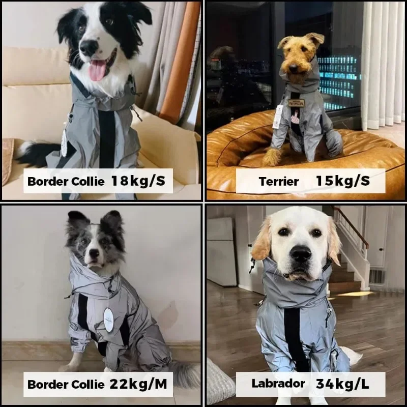 Reflective Pet Dog Jumpsuit Wa – обзор и цена Dog Raincoat