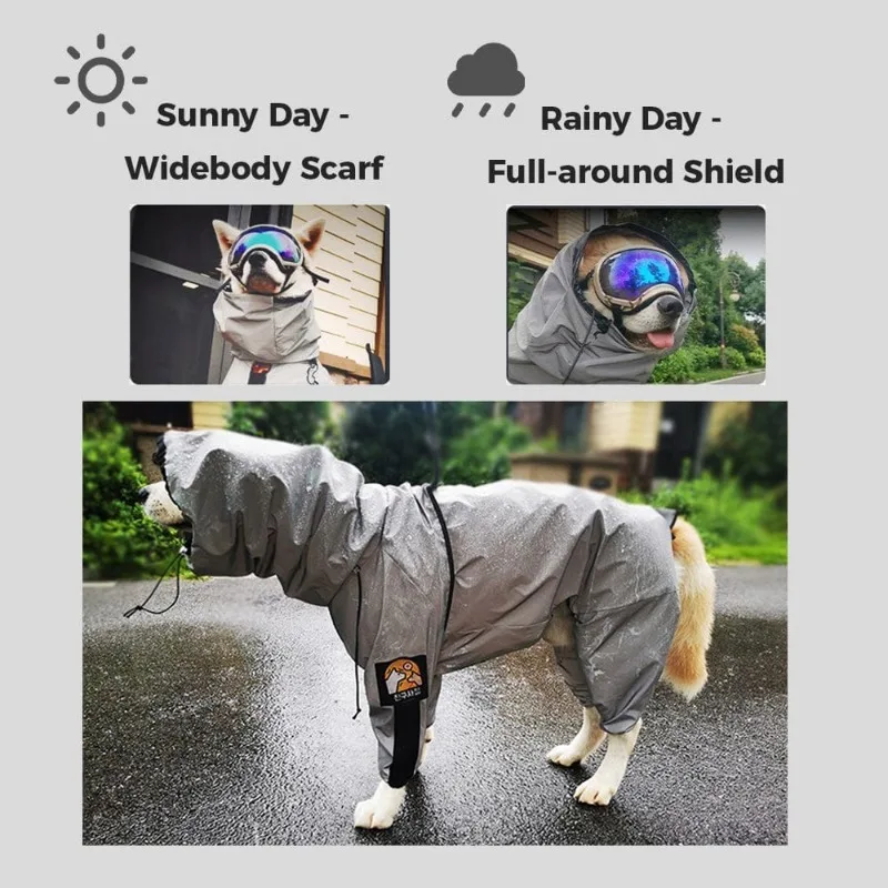Reflective Pet Dog Jumpsuit Wa – обзор и цена Dog Raincoat
