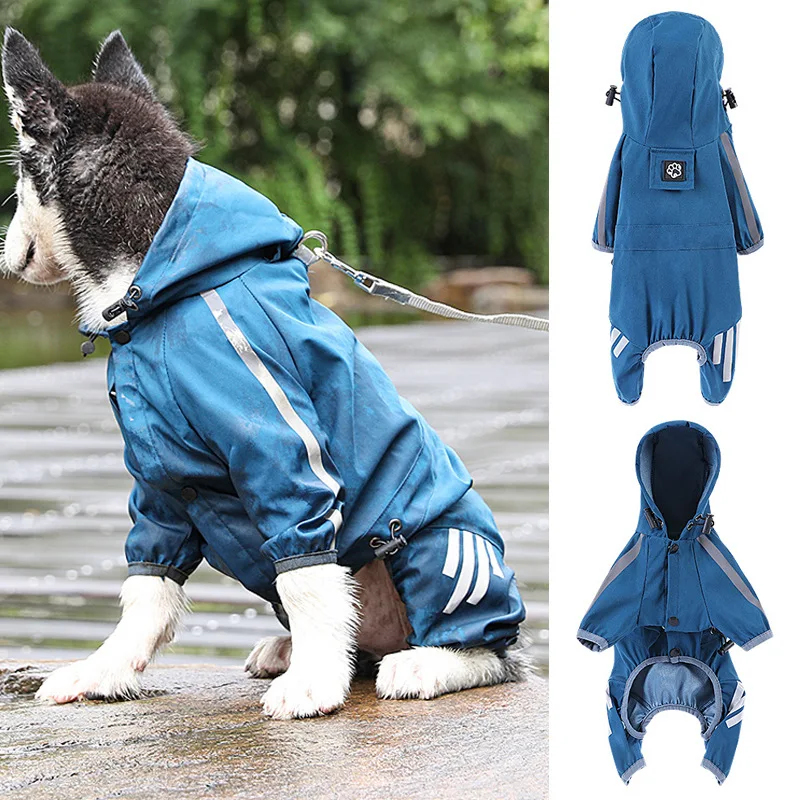 Waterproof Dog Raincoat with H – обзор и цена Dog Raincoat