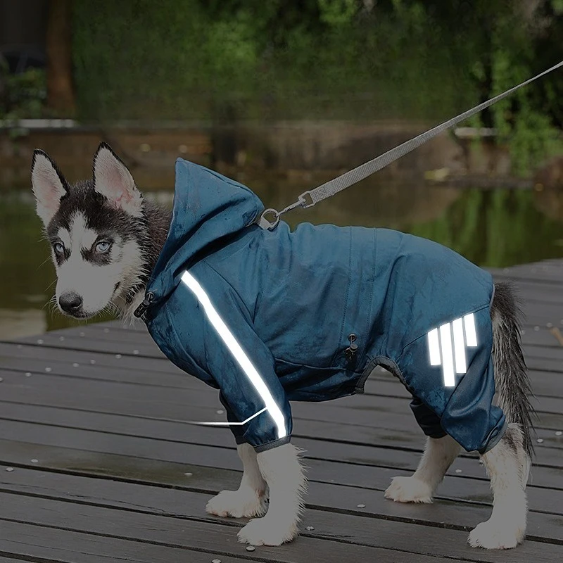 Waterproof Dog Raincoat with H – обзор и цена Dog Raincoat